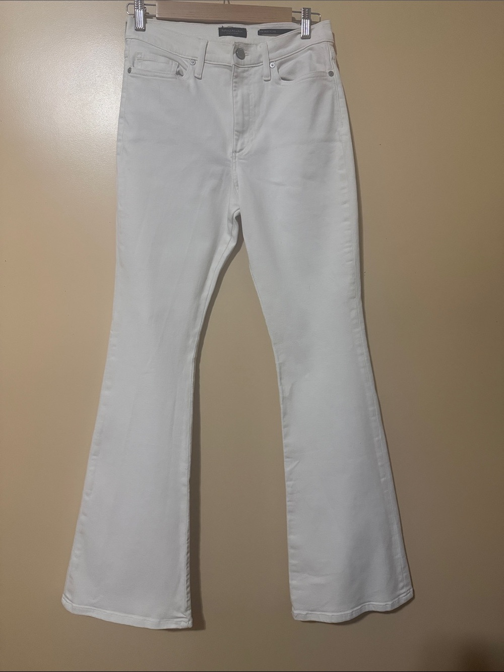 Banana Republic White Women's Boot Cut Jeans